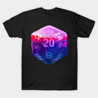 Nat20 Blue Purple Red Mountains T-Shirt